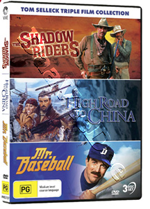 Tom Selleck Collection | The Shadow Riders / High Road to China / Mr. Baseball  |   DVD